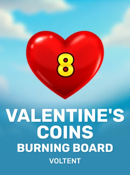 Valentine's Coins Burning Board game tile